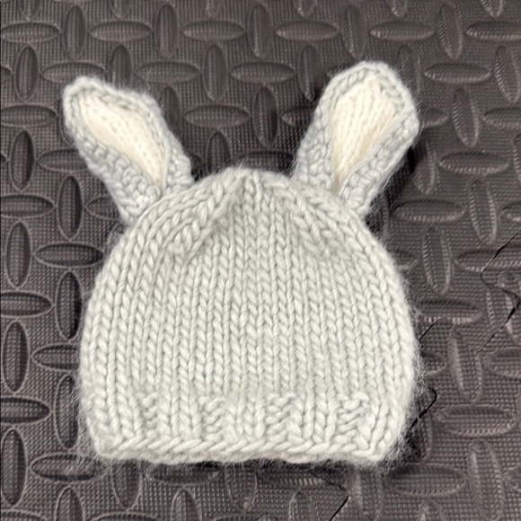 the blueberry hill Other - White Bunny Ear Knit Hat - The Blueberry Hill 0-3mo NWOT